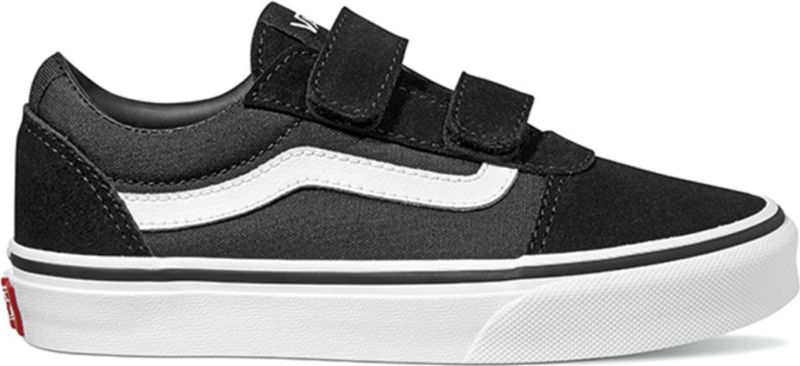 Vans Youth Ward V Suede Canvas Sneakers - Black White