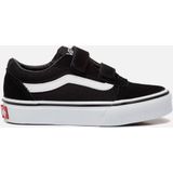 VANS YT Ward V (SUEDE/CANVAS)BLACK/WHITE -Maat 30