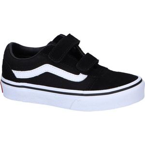 Vans Youth Ward V Suede Canvas Sneakers - Black White