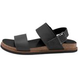 Timberland Amalfi Vibes 2 Band Sandalen voor heren, zwart leer, 40 EU