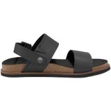 Timberland Amalfi Vibes 2 Band Sandalen voor heren, zwart leer, 40 EU