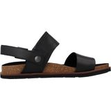 Timberland - Amalfi Vibes 2 Band Sandal - Sandaal - Black Leather - Hoogwaardig Volnerfleer