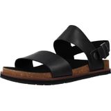Timberland - Amalfi Vibes 2 Band Sandal - Sandaal - Black Leather - Hoogwaardig Volnerfleer