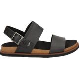 Timberland - Amalfi Vibes 2 Band Sandal - Sandaal - Black Leather - Hoogwaardig Volnerfleer