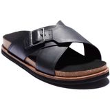 Timberland - Amalfi Vibes Cross Slide - Slipper - Black - Leer