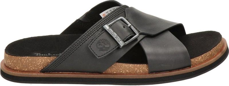 Timberland - Amalfi Vibes Cross Slide - Slipper - Black - Leer