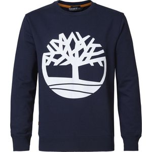 Timberland Sweatshirt core tree ronde hals TB0A2BJ8 - Dark Sapphire / White