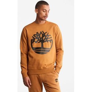 Timberland Core Logo Crew BB Sweatshirt voor heren, Wheat Boot/Blck, XL