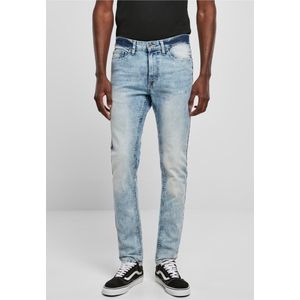 Southpole - Stretch Signature Denim Broek rechte pijpen/32 inch - Blauw/Blauw