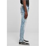 Southpole - Stretch Signature Denim Broek rechte pijpen/32 inch - Blauw/Blauw