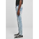 Southpole - Stretch Signature Denim Broek rechte pijpen/32 inch - Blauw/Blauw