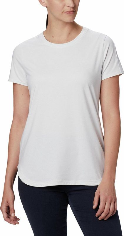 Columbia Outdoorshirt Firwood Camp Ii Ss Tee Dames - White Small Str