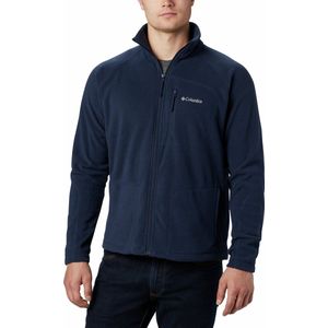 Fleecevest met rits en opstaande kraag COLUMBIA. Polyester materiaal. Maten L. Blauw kleur