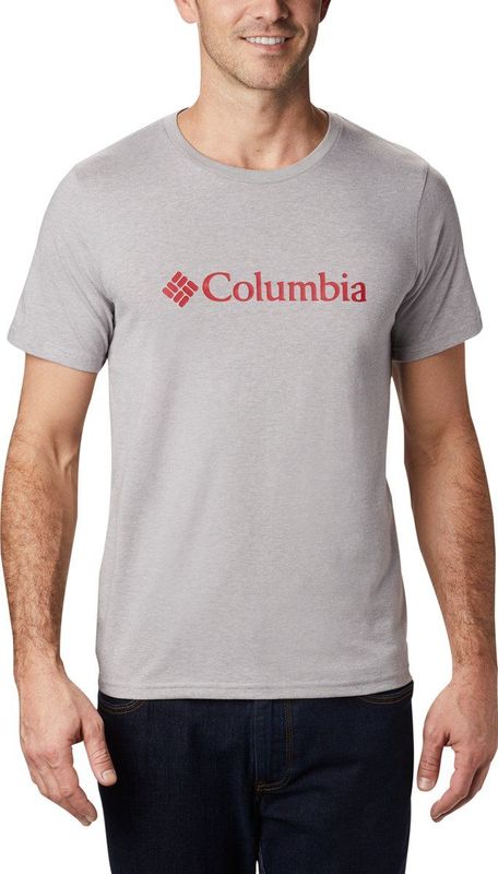 Columbia - CSC Basic Logo - T-shirt - Grijs - 100% Katoen - 1x