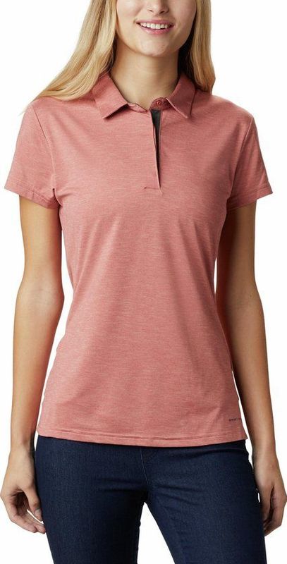 Columbia - Bryce Polo - Dames - Dark Coral - Vochtafvoerende Stof