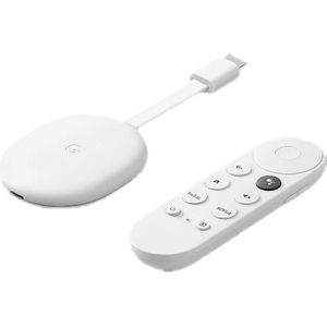 Google Chromecast met TV 4K HDR streaming client HDMI, WLAN, Bluetooth