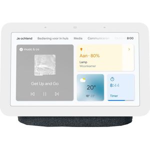Google Nest Hub 2 Gen - Slimme Luidspreker - Zwart