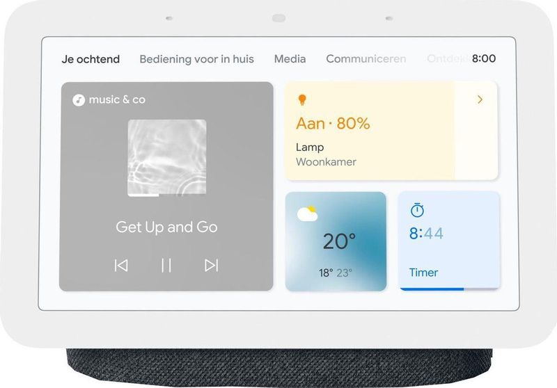 Google Nest Hub 2 Gen - Slimme Luidspreker - Zwart