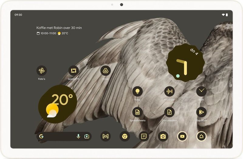 Google Pixel Tablet – Android-tablet met 11 inch display en een batterij met lange gebruiksduur – 8 GB RAM – 256 GB opslagruimte – Porselein