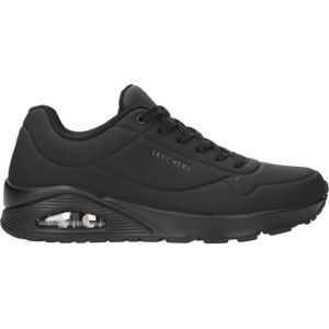 Skechers Uno Stand On Air heren Trainers Laag-top, Black Durabuck Trim, 39 EU
