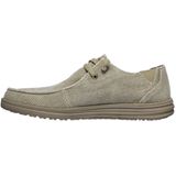 Skechersvoor mannen. 66387 Melson Mocassins bruin (40), Stof, Plat, Veters, Casual