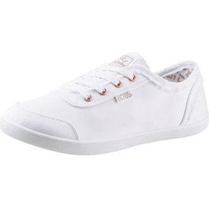 Skechers Dames Bobs B Cute Sneaker, Wit Canvas, 40 EU