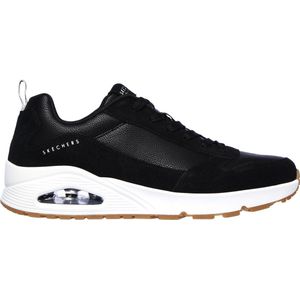 Skechers Uno - Stacre Heren Sneakers - Zwart