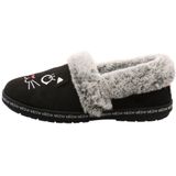 Skechers - Bob's Too Cozy - Pantoffel - Zwart - Textiel - Faux Fur