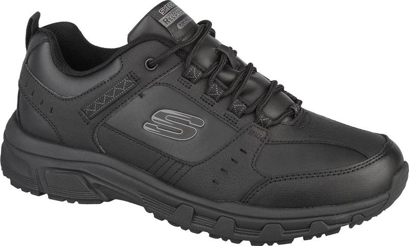 Skechers - Oak Canyon - Sneakers - Zwart - Middelhoge Synthetische Sneakers
