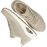 Skechers Uno For The Show sneakers beige Suede - Dames - Maat 36