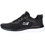 Skechers - Bountiful Quick Path - Dames Sneakers - Zwart Wit - Extra Comfort - Memory Foam