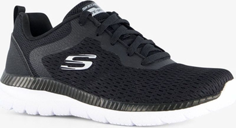 Skechers - Bountiful Quick Path - Dames Sneakers - Zwart Wit - Extra Comfort - Memory Foam