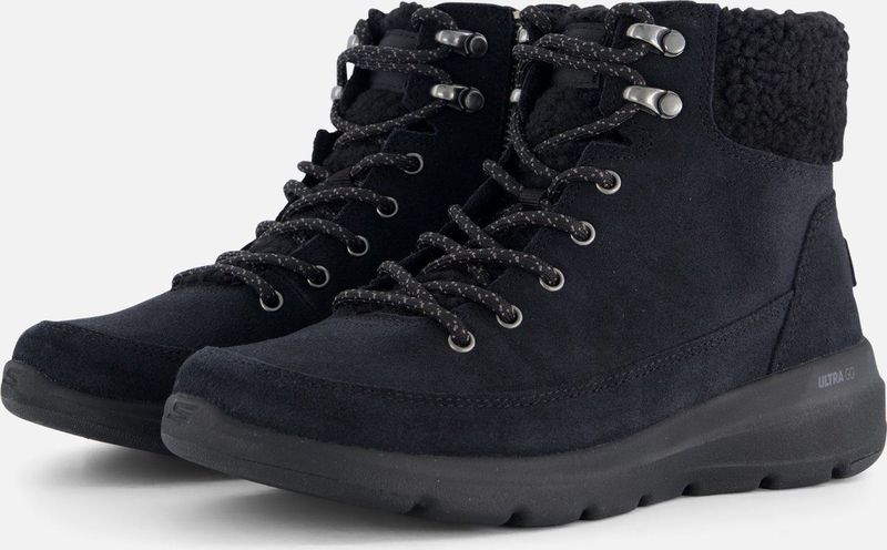 Skechers - On-the-GO Glacial Ultra - Enkellaarsjes - Zwart - Suède