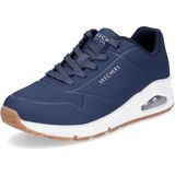 Skechers Uno Stand On Air dames Sneaker Low top, Marineblauw Durabuck Mesh, 35 EU