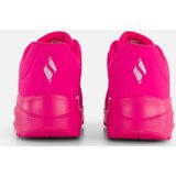 Skechers UNO Night Shades-sneaker voor dames, felroze, 35 EU breed