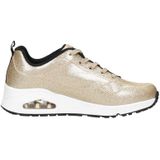 Skechers Uno-Diamond Shatter Dames Sneakers - Goud - Maat 41