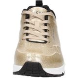 Skechers Uno-Diamond Shatter Dames Sneakers - Goud - Maat 41