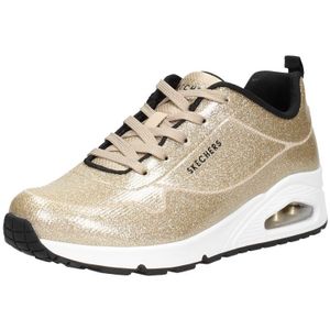 Skechers Uno-Diamond Shatter Dames Sneakers - Goud - Maat 36
