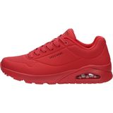 Skechers Uno - Stand On Air Heren Sneakers - Rood