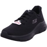 Skechers ARCH FIT BIG APPEAL dames Sneaker Low-Top Trainers, Black Mesh Trim, 40 EU Breed