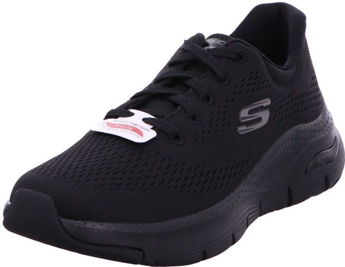 Skechers ARCH FIT BIG APPEAL dames Sneaker Low-Top Trainers, Black Mesh Trim, 40 EU Breed