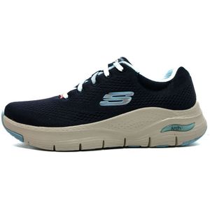 Skechers Arch Fit Big Appeal damessneakers, Navy Blauw