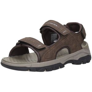 Skechers Tresmen Garo watersandaal met open teen voor heren, Chocolade, 41 EU