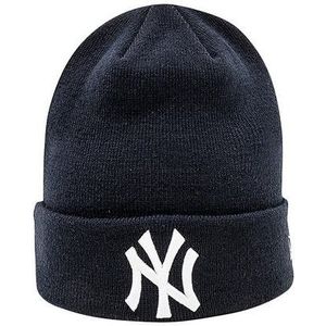 New Era Beanie/Muts New York Yankees Essential Navy (Donkerblauw) Cuff Knit