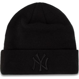 New Era Beanie/Muts New York Yankees Essential All Black Cuff Knit