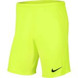 NIKE - Nk Dry Park III Short - Korte Broek - Volt/Zwart - Materiaal