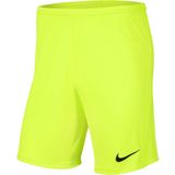 NIKE - Nk Dry Park III Short - Korte Broek - Volt/Zwart - Materiaal