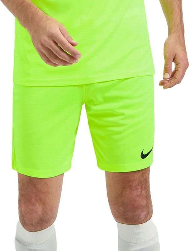 NIKE - Nk Dry Park III Short - Korte Broek - Volt/Zwart - Materiaal