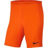 Nike - Dri-Fit Park 3 - Heren Shorts - Safety Oranje/Zwart - 2XL