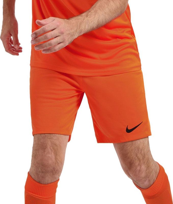 Nike - Dri-Fit Park 3 - Heren Shorts - Safety Oranje/Zwart - 2XL